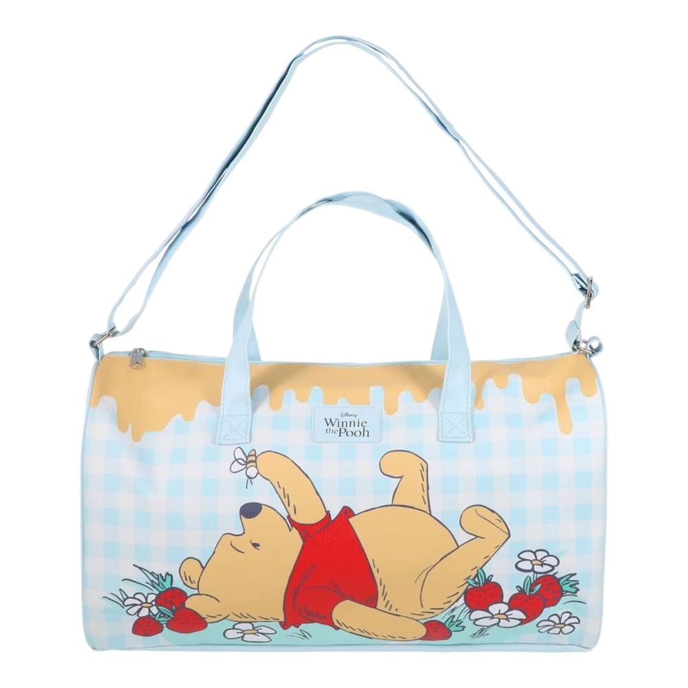 Winnie the Pooh Blue Duffel Bag
